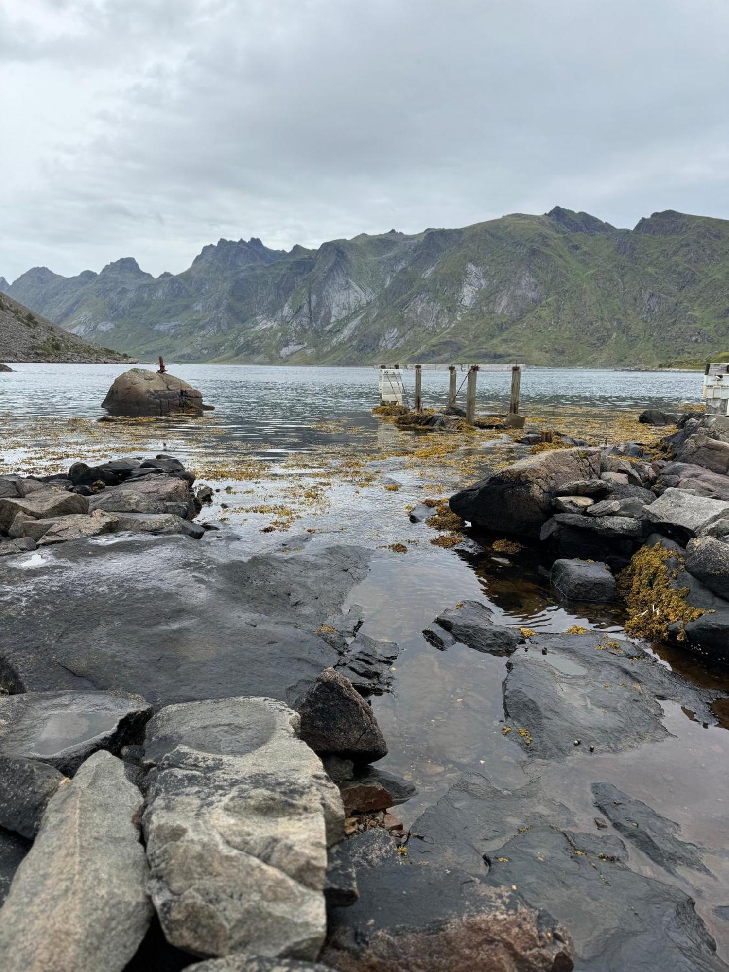 Villa Enebolig Med Eventyrlig Beliggenhet Like Ved Sjoen I Lofoten *